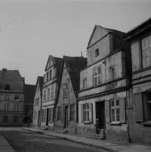 Stralsund. Blick entlang der Wasserstraße