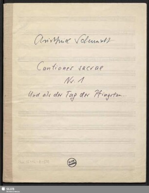 Motets - Mus.15446-E-500 : Coro, org