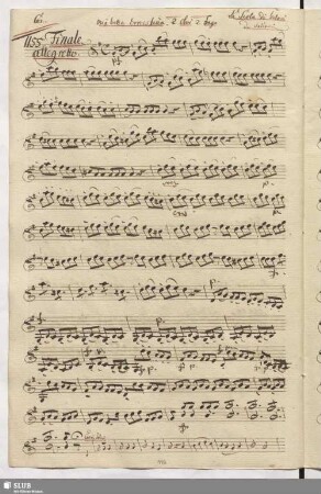 1155. Finale: mia bella Ernestina / Salieri, A.