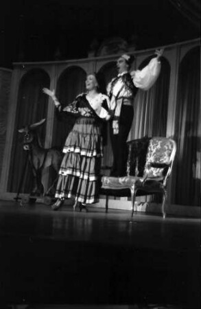 Berlin: Kabarett der Komiker; Olga Rinnebach und Erwin Bootz