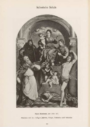 Madonna mit den Heiligen Jakobus, Gregor, Katharina und Sebastian