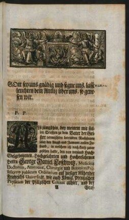Gott sey uns gnädig und segne uns ...