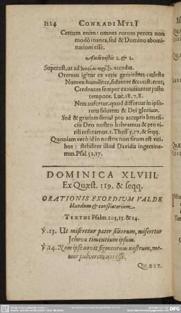 Dominica XLVIII. Ex Quaest. 119. seqq.