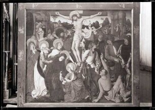 Klosterkirche; Flügelaltar aussen, vier Aufnahmen