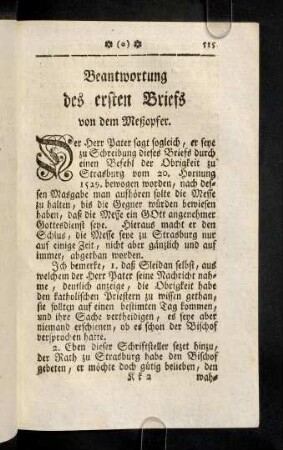 515-594, Beantwortung des ersten Briefs