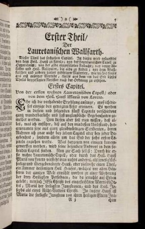 5-24, Erstes Capitel - Zweytes Capitel