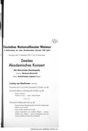 Zweites Akademisches Konzert