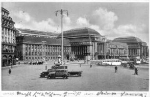 Leipzig: Hauptbahnhof Westseite
