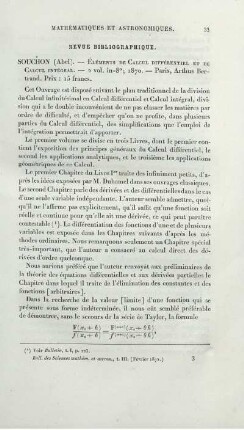 Bulletin des Sciences Mathématiques et Astronomiques.