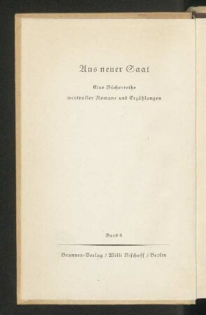 Kabarett Hintertreppe : Erzählung
