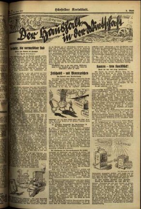 Dritte Ausgabe vom Freitag, den 14. Juni 1935.