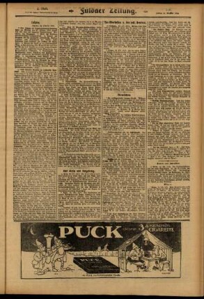 Zweite Ausgabe vom Freitag, den 24. Oktober 1913.