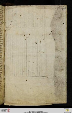 Fragment III: Lateinische Predigt (hinteres Vorsatzblatt)