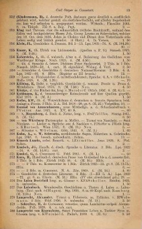 Verzeichniss antiquarischer Bücher von Carl Steyer, Antiquariat, Cannstatt bei Stuttgart. 36. 1887/88