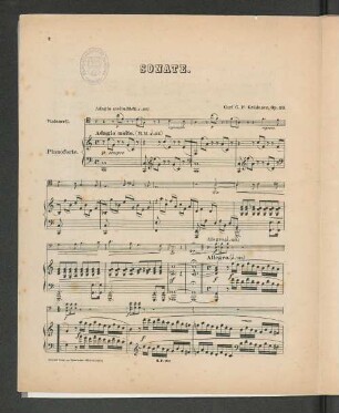Sonate. [Pianoforte.]