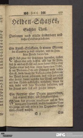 Sechster Theil