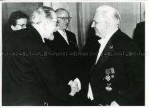 Neujahrsempfang bei Wilhelm Pieck