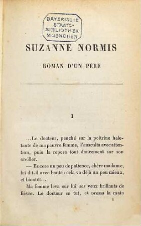 Suzanne Normis : Roman d'un père par Henry Gréville