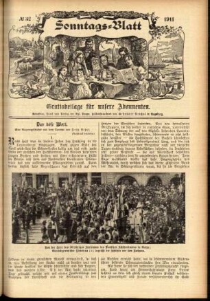 Ausgabe vom Sonntag, den 06. August 1911.