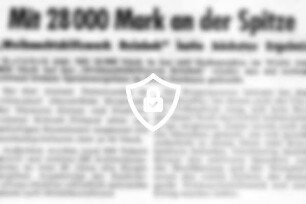 Mit 28000 [Name maskiert] der Spitze