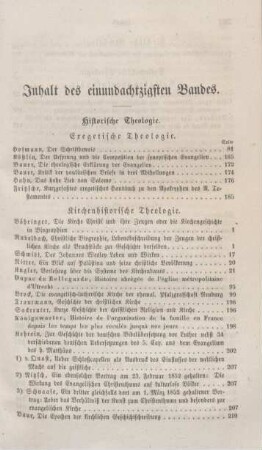 263-266 Inhaltsverzeichnis