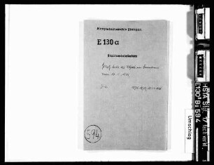 Gesetz betr. die Abgabe von Branntwein vom 18. Mai 1885