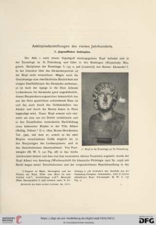 23: Asklepiosdarstellungen des vierten Jahrhunderts