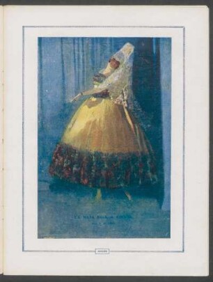 "La maja sale a escena", óleo de Alonso [Ilustración]