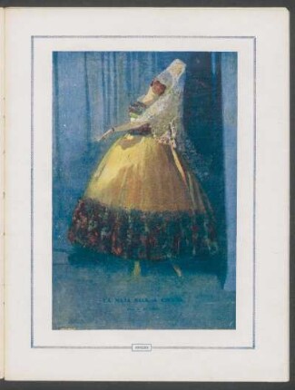 "La maja sale a escena", óleo de Alonso [Ilustración]