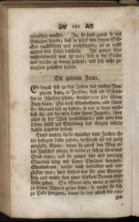 Die getreue Frau.