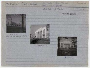 Deutsche Sporthalle. Berlin, Friedrichshain, Karl-Marx-Allee (vor 1961 Stalinallee)