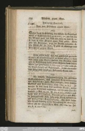Zweytes Capitel. Von den Pflichten gegen Gott.