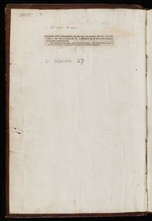 Beschreibung der Hs. aus Auktionskatalog (Sotheby's, 1966)