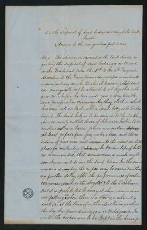Brief vom 31. Januar 1863
