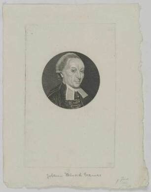 Bildnis des Johann Heinrich Cramer