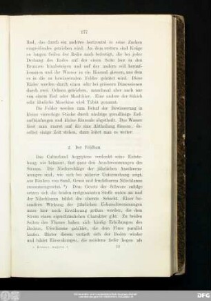 2. Der Feldbau.
