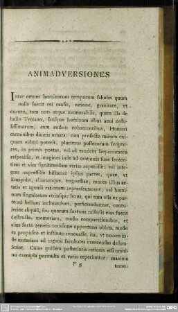 Animadversiones