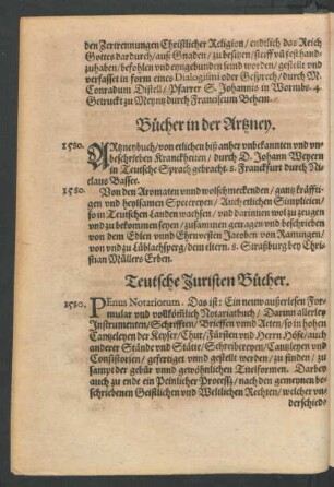 Teutsche Juristen Bücher.