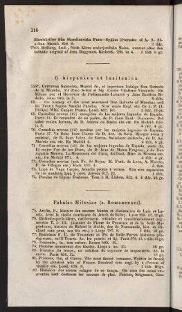Fabulae Milesiae (s. Romanenses).