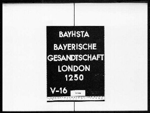 Kunstmann, Edmund, Dr., Unterarzt, wissenschaftliche Reise nach London.