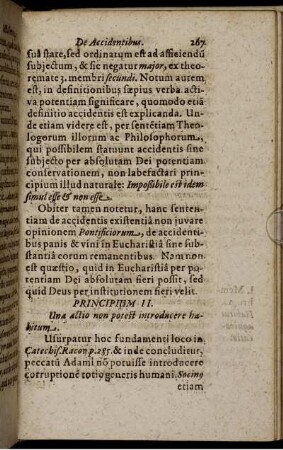 Principium II. Una actio non potest introducere habitum.
