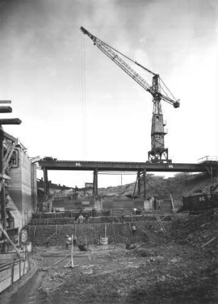 Kraftwerk Ottendorf/Main im Bau