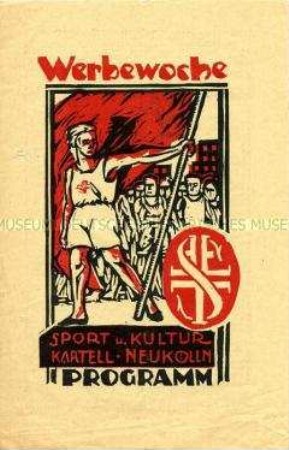 Programm der Werbewoche des Sport- und Kultur-Kartells Neukölln
