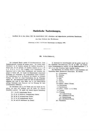 1881/1885, 2: Statistische Nachweisungen, betreffend die im Jahre ... vollendeten und abgerechneten, beziehungsweise nur vollendeten preußischen Staatsbauten aus dem Gebiete des Hochbaues