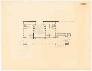 Oper, Hannover Innenausbau: Grundriss Unterparkett, ca. 1:200