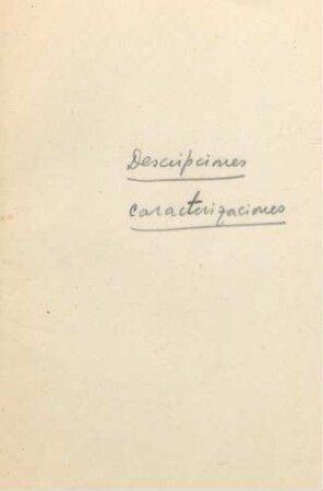 Nombre propio, descripciones y caracterizaciones