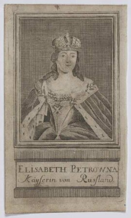 Bildnis der Elisabeth Petrowna, Zarin von Russland