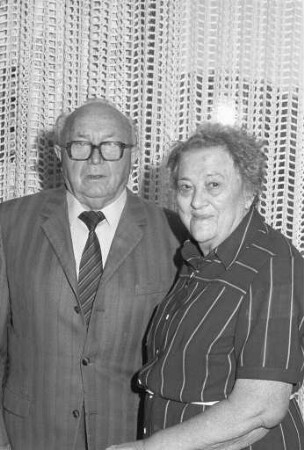 Diamanthochzeit der Eheleute Wilhelm und Mina Walschburger aus der Amalienbadstraße in Durlach