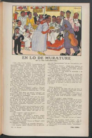 En lo de Murature : (De la vida parlamentaria)