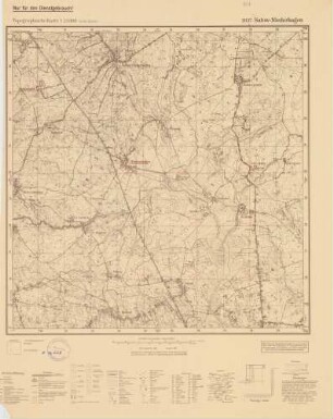 2037 Satow-Niederhagen, Topographische Karte 1:25000 (4cm - Karte)